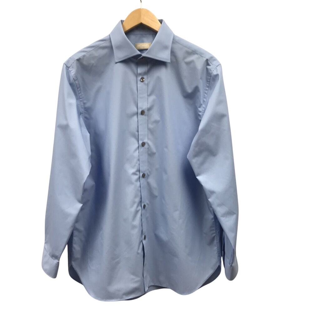 Michael Kors Dress Mens Size 16 32 33 L Slim Fit Blue